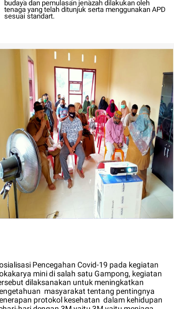 Diawal Desember 2020, Dinkes Pemko Lhokseumawe Kembali Sosialisasi Pencegahan Covid-19