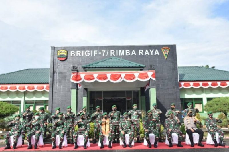 Pangdam I/BB Hadiri Syukuran HUT Infanteri ke 72 di Mako Brigif 7/Rimba Raya