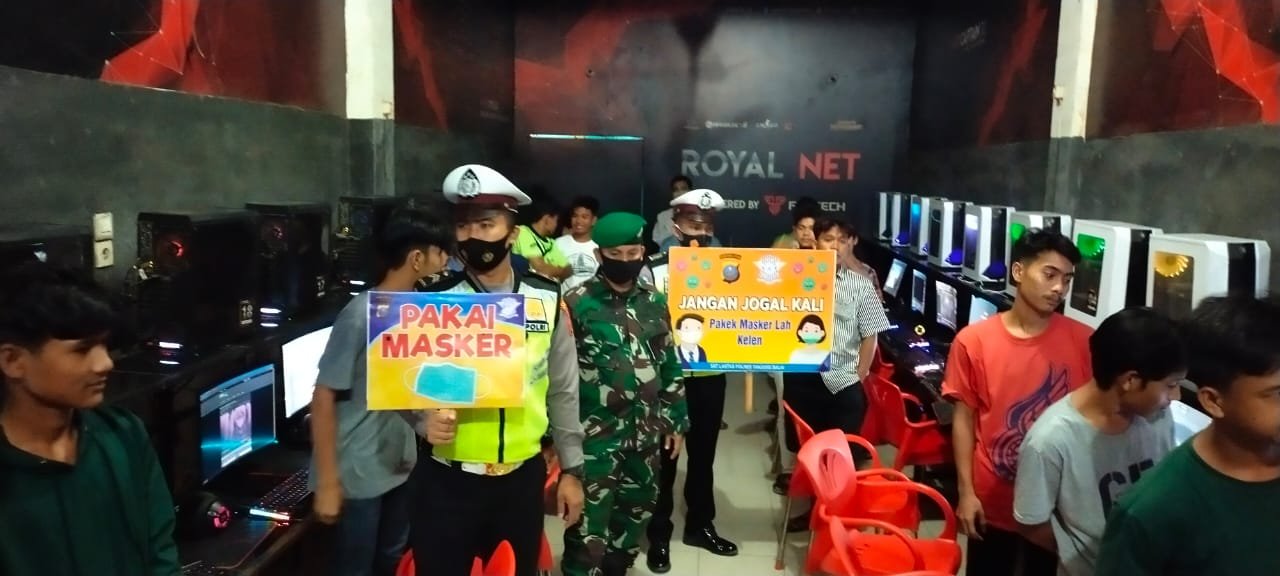 Ops Yustisi TNI - Polri Bersama Pemko Tanjung Balai Tindak 156 Warga Langgar Protkes