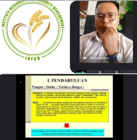 Pemuda dan Mahasiswa yang Tergabung di IRFCD Gelar Seminar Ketahanan Pangan