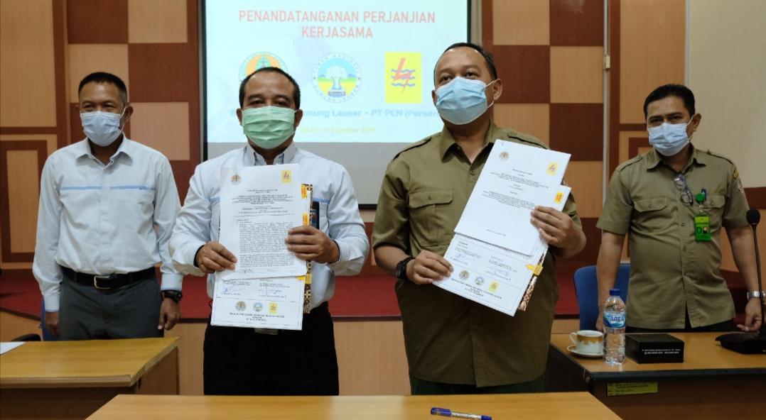 PLN UIW Sumut-TNGL Tandatangani Perjanjian Kerjasama,   Tingkatkan Elektrifikasi