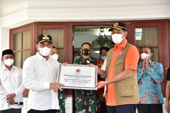 BNPB Usulkan Vetiver untuk Cegah Longsor Tepi Sungai di Sumut