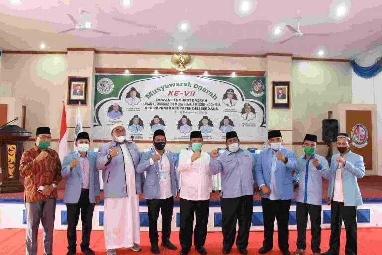 Wabup Hadiri Musda Ke VII BKPRMI Kabupaten Deli Serdang