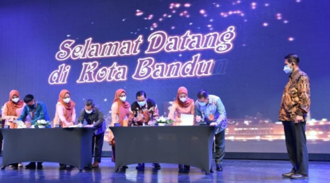 Kota P Sidimpuan terima Hibah 125 unit PJU,Walikota Irsan : Alhamdulillah kita masih diperhatikan Kementerian ESDM
