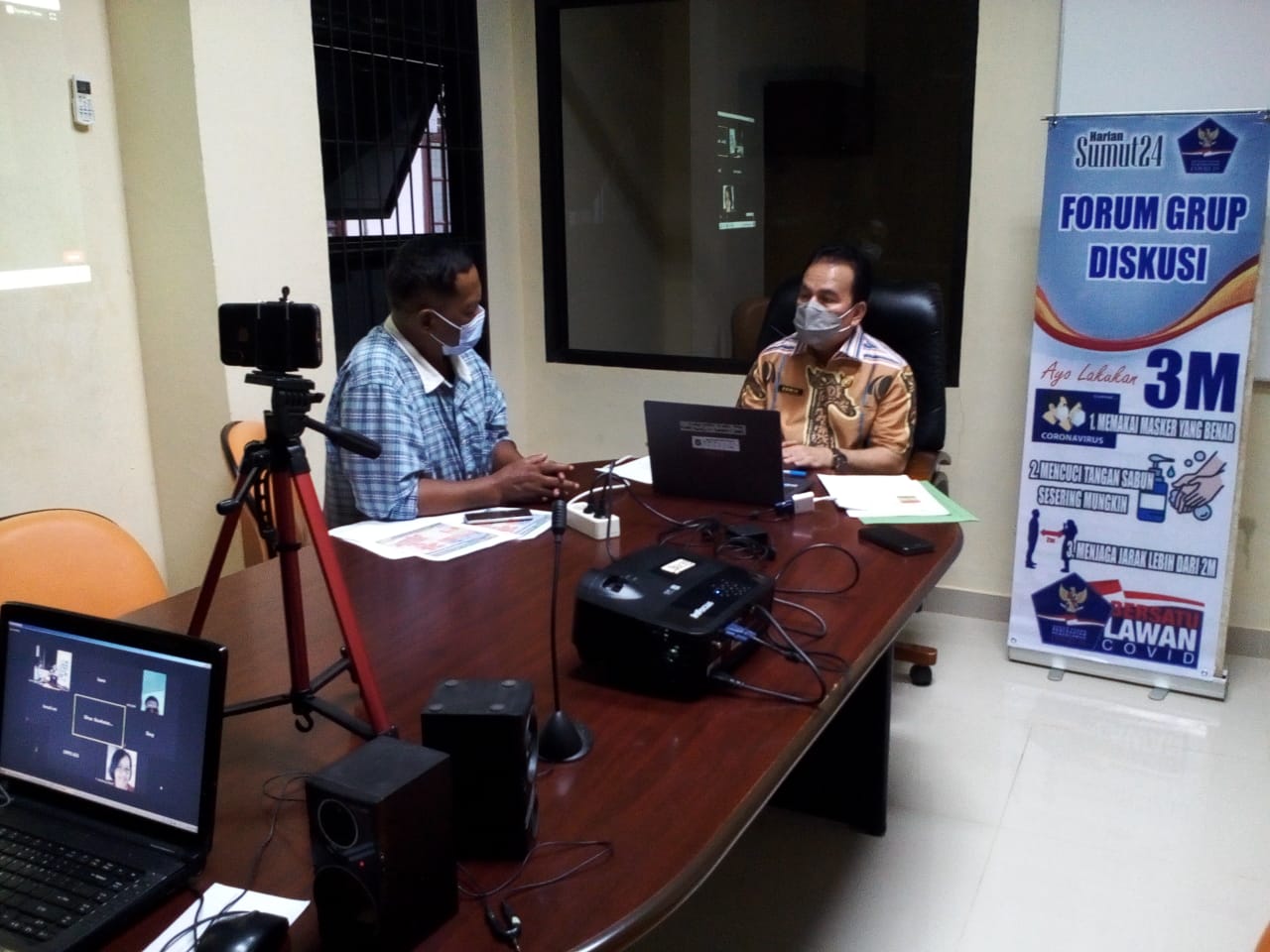 FGD Webinar Harian SUMUT24 Group-Dinkes Medan Pandemi Melalui 3M Edwin Effendi : Mari Bersama Wujudkan Zona Hijau