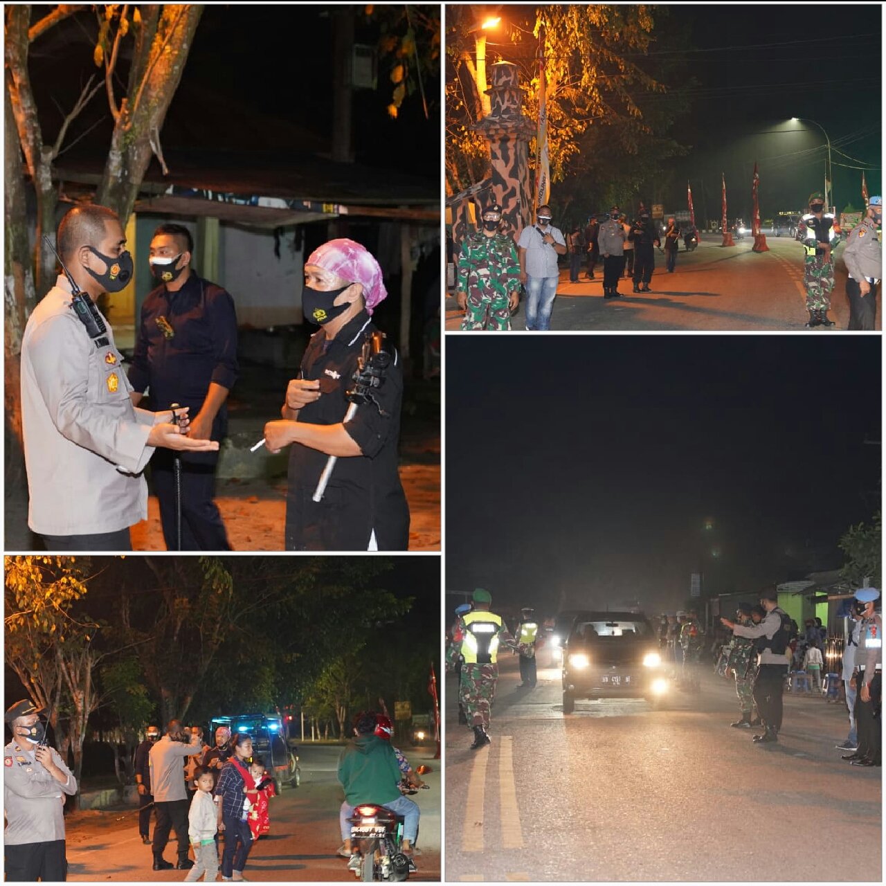 Kapolres Tanjung Balai Cek dan Pantau Arus Situasi Lalin Kendaraan Malam Tahun Baru 2021