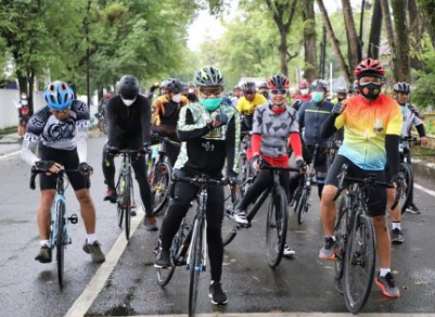Pangdam I/BB Mayjen TNI Hassanudin, SIP, MM,  Gowes Bersama Direksi PTPN II