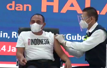 dr Handoyo Suntik Vaksin pertama Gubsu Edy Rahmayadi, Ini Katanya