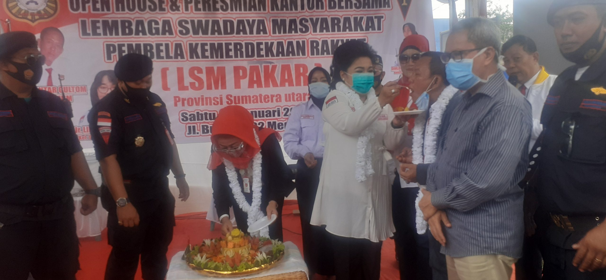 Open House dan Peresmian Skretariat Bersama LSM PAKAR Prov. Sumut Sukses, Ir Linceria : Satukan Visi - Misi Organisasi