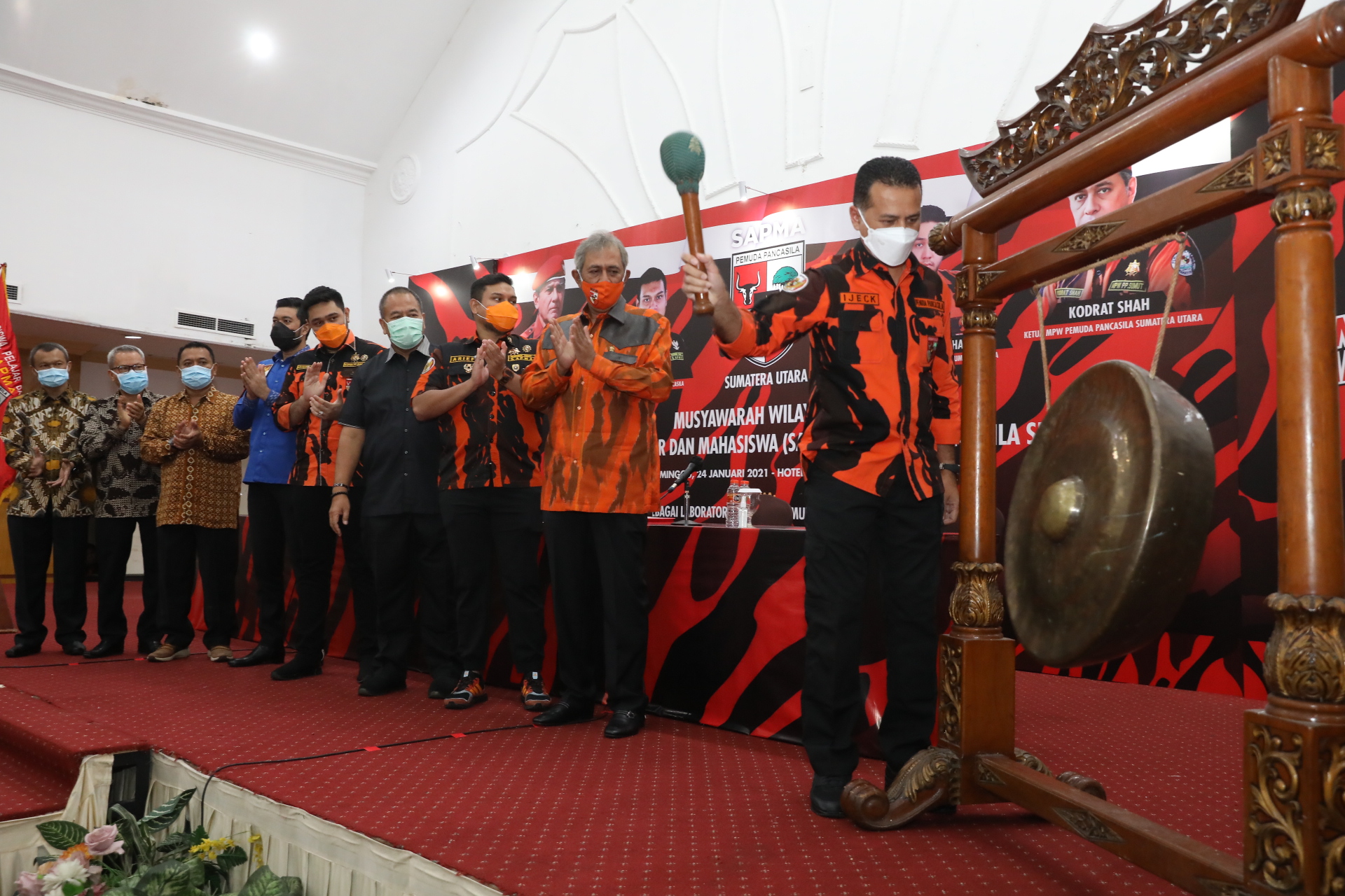 Hadiri Muswil II SAPMA PP Sumut,  Musa Rajekshah: Jadilah Generasi  Bermental Pemberani dan Pejuang