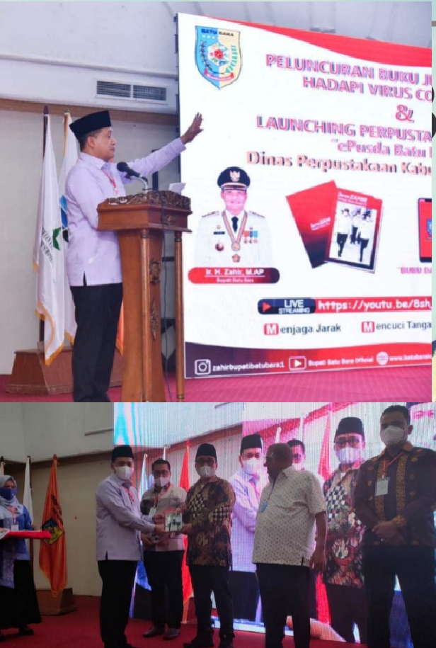 Zahir Launching BukuÂ  dan e Pusda, Bupati Batubara : Penanganan Dilakukan Dengan Arah yang jelas