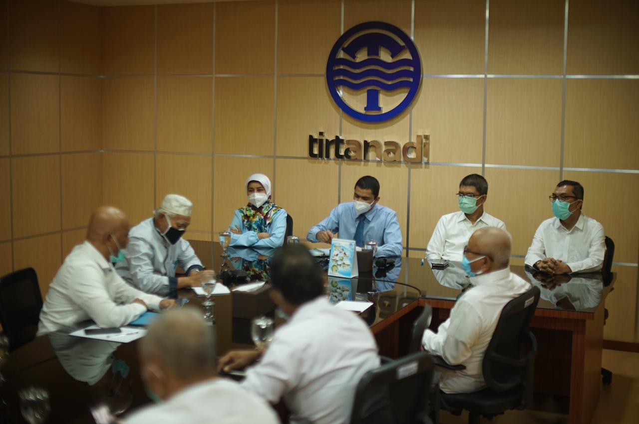 Direksi PDAM Tirtanadi Terima Kunjungan Kompatir