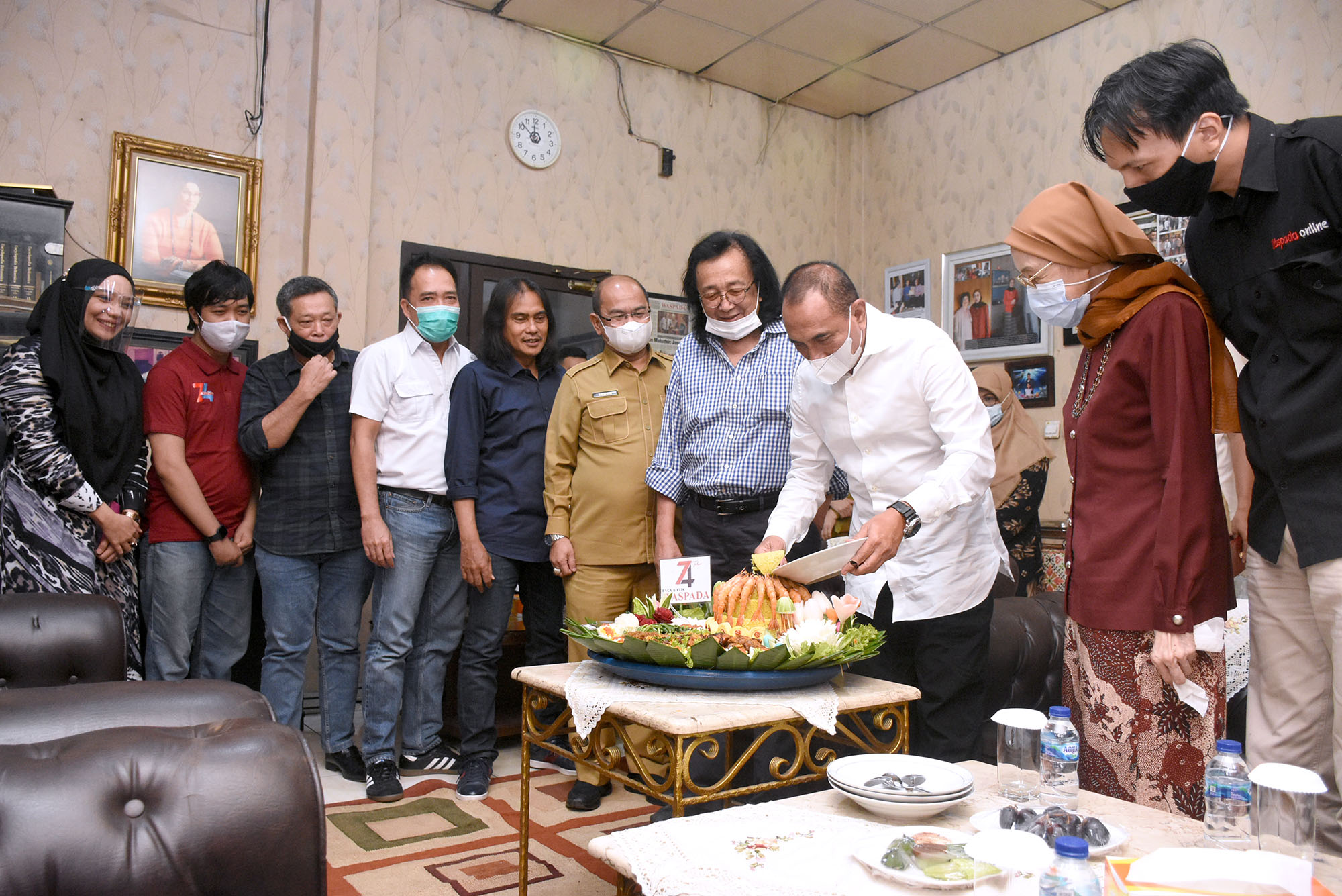 Gubernur Harapkan Harian Waspada Kawal Pembangunan Sumut