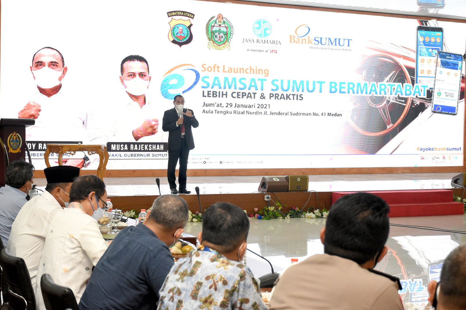 e-Mobile Samsat Sumut Bermartabat Diluncurkan,  Edy Rahmayadi Targetkan Juli Tidak Ada Lagi  Pembayaran Konvensional