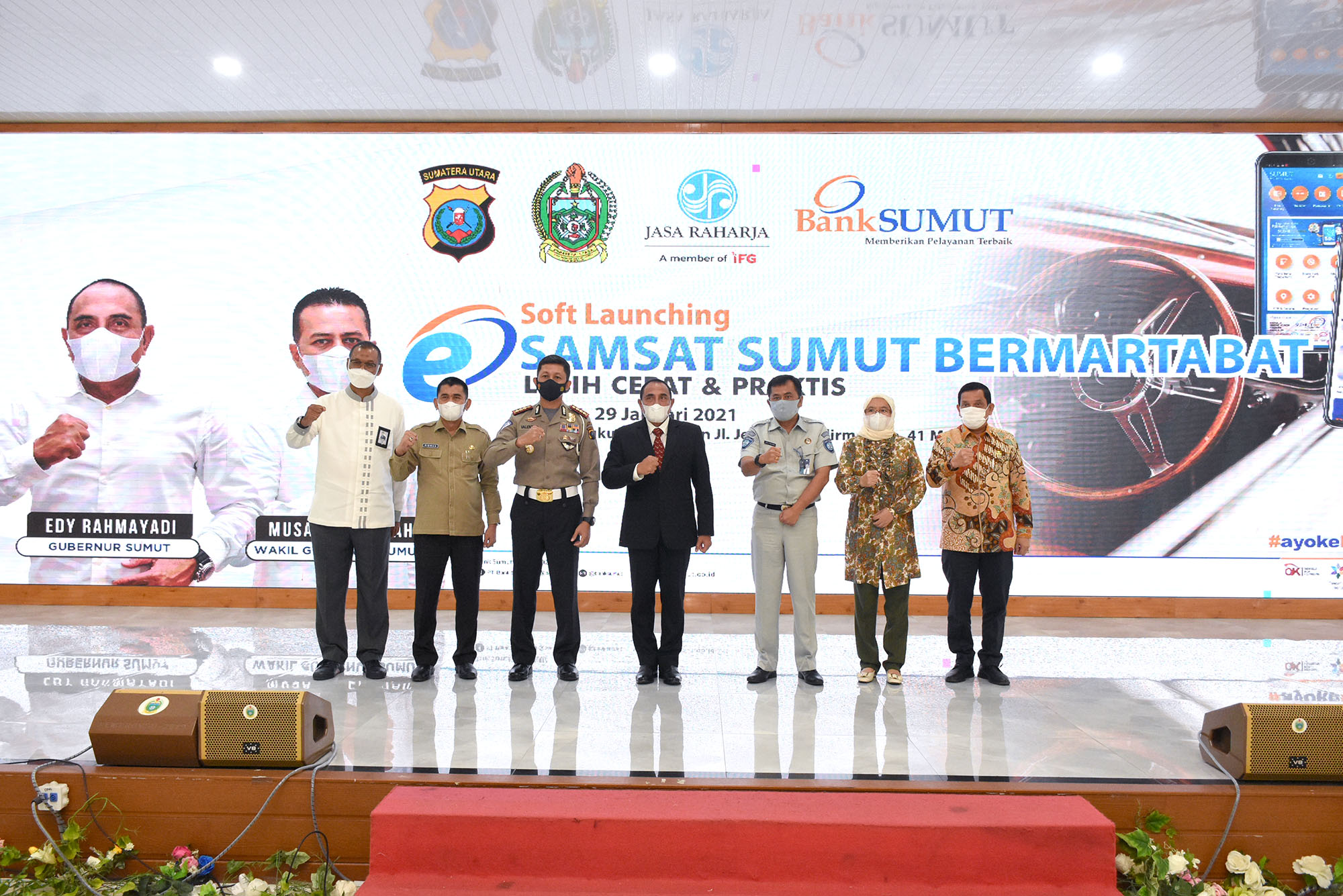 e-Mobile Samsat Sumut Bermartabat Diluncurkan,  Edy Rahmayadi Targetkan Juli Tidak Ada Lagi  Pembayaran Konvensional