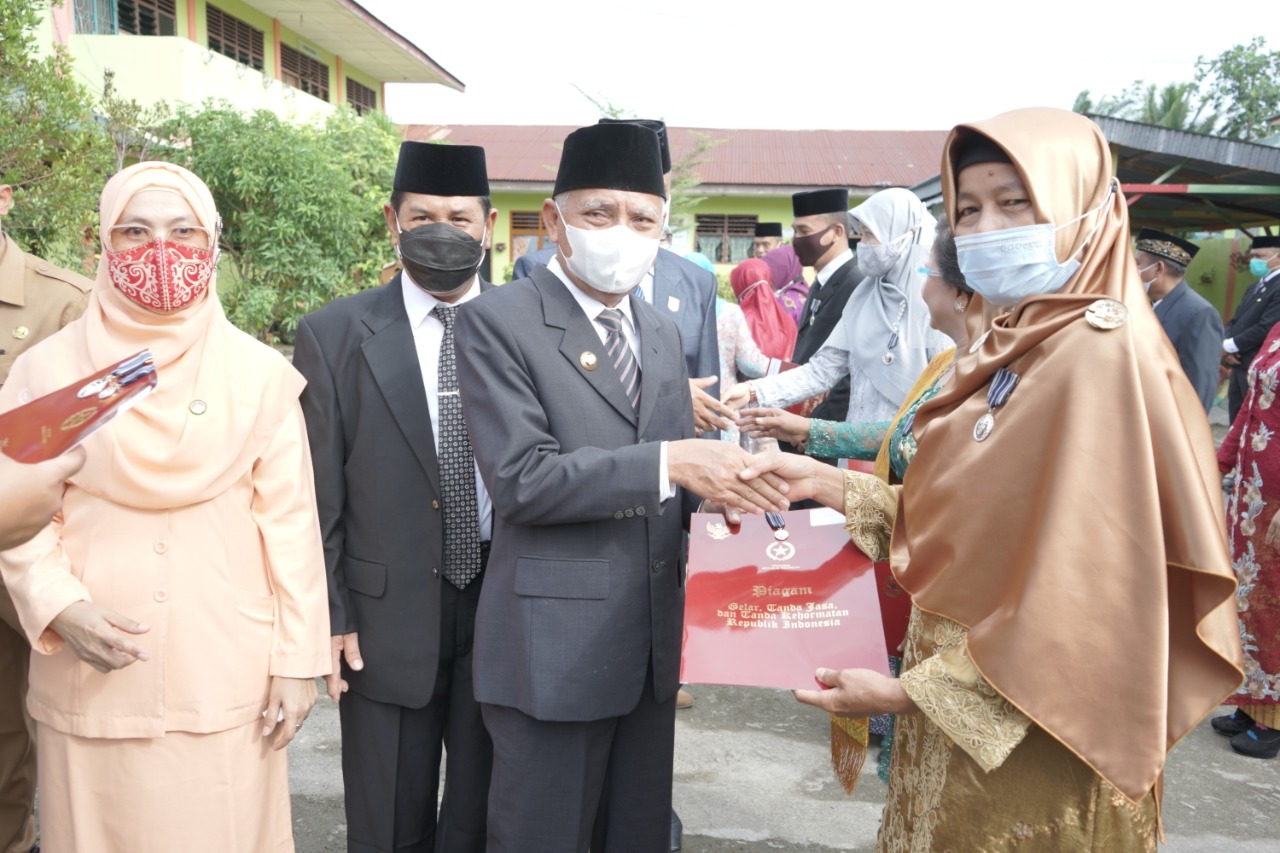 Bupati Asahan Pimpin Upacara Hari Amal Bakti Kementerian Agama  Ke-75