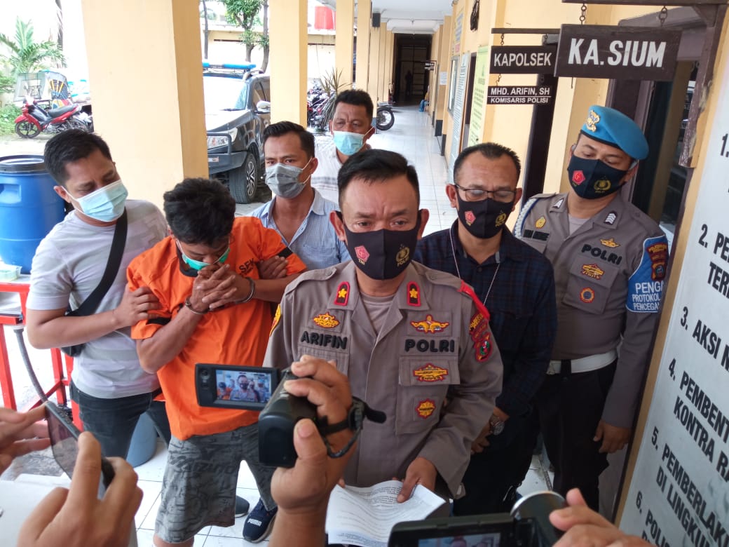 Dipimpin Kanit Reskrim Polsek Medan Timur, Tersangka Pelaku Pencuri Kotak Infaq Masjid Al-Amin Diringkus dan Ditembak Karena Melawan Petugas