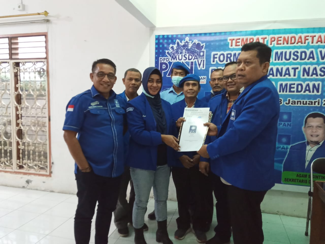 Jelang Musda ke -  V PAN Medan , Lailatul Badri Perempuan Pertama Calon Formatur