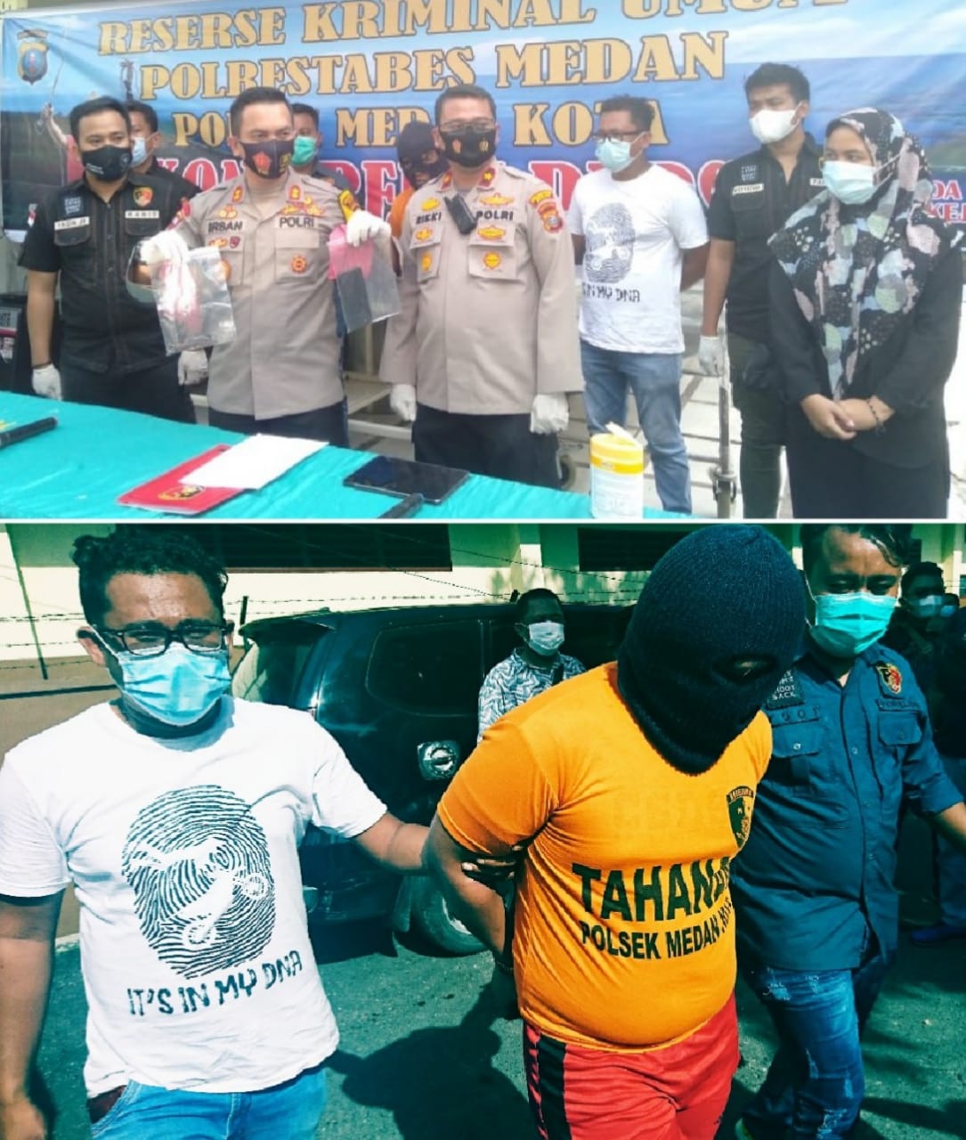 Tekab Polsek Medan Kota Ringkus 2 Jambret 1 Diantaranya 