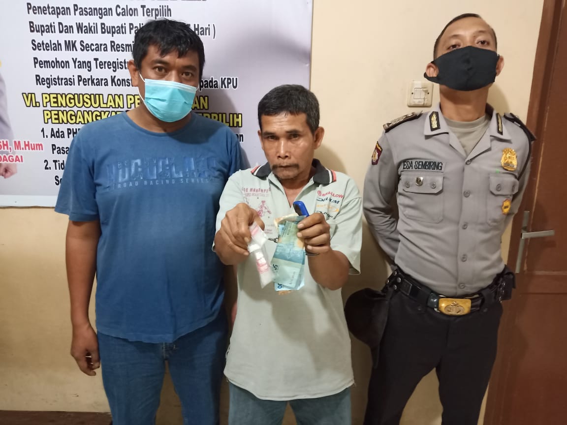 Lagi Maketin Sabu, Warga Serbajadi Ditangkap Polsek Dolok Masihul