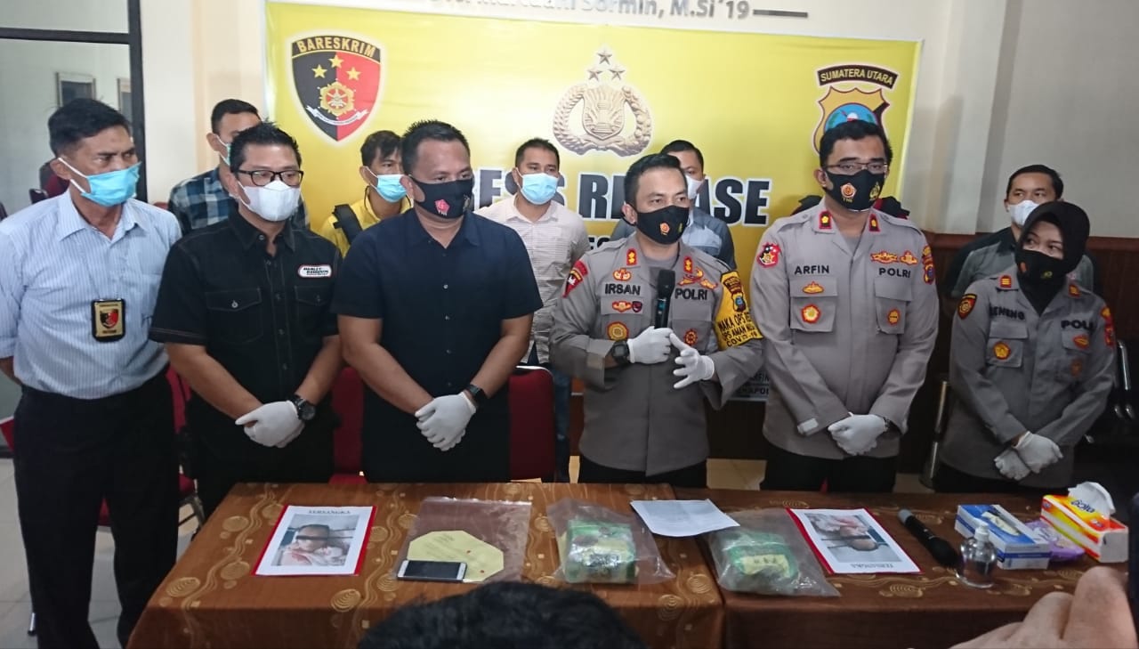 Tim Reskrim Polsek Patumbak Tembak Mati Kurir Shabu Antar Provinsi, BB 2 Kg