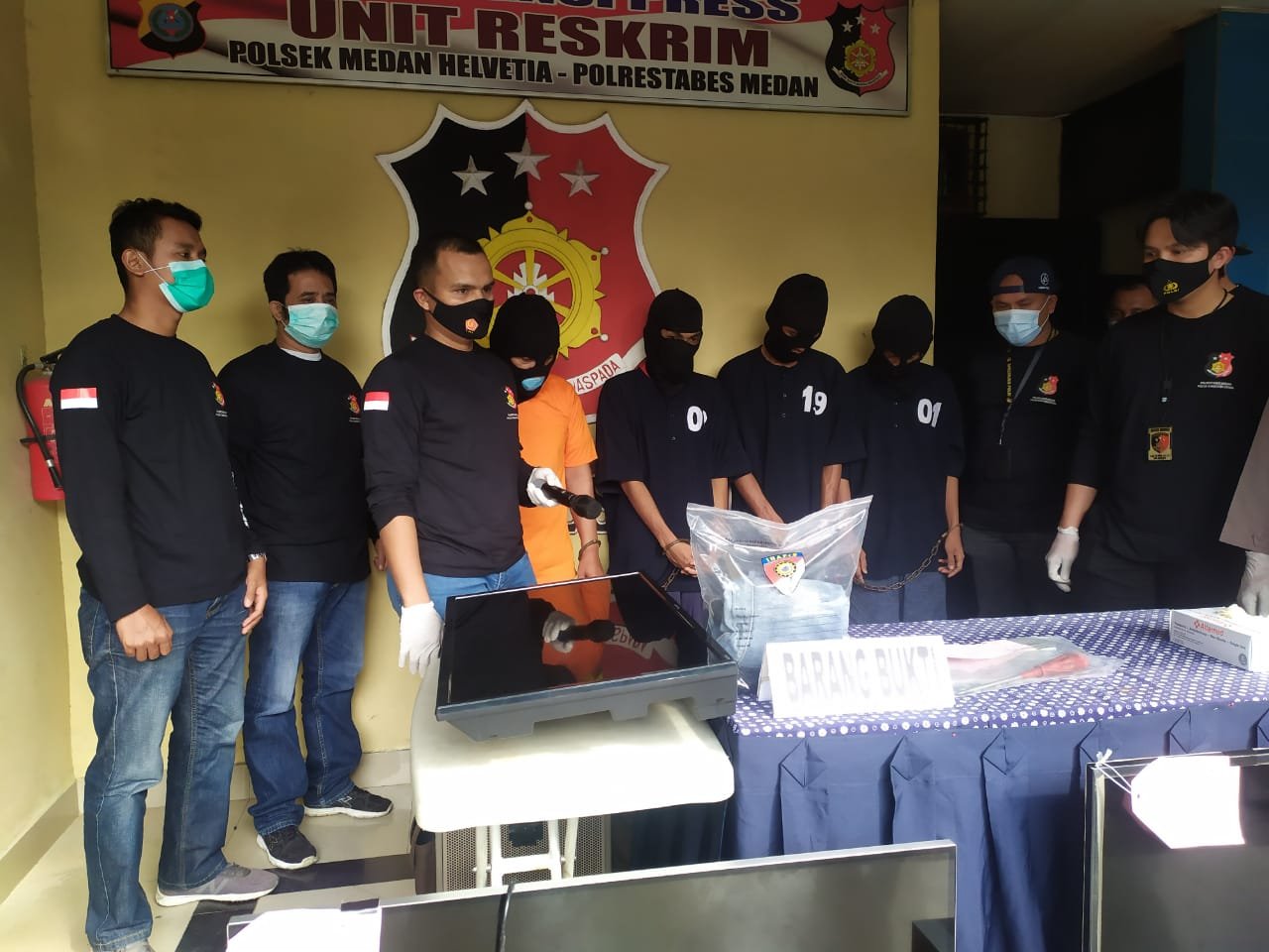Tekab Reskrim Medan Helvetia Bekuk 4 Kawanan Pelaku Bongkar Rumah Saat Korban Mudik Rayakan Tahun BaruÂ 
