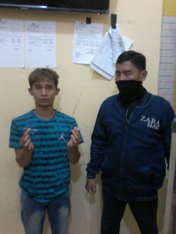 Diduga Sering Dijadikan Tempat Komsumsi Sabu, Polsek Tanjung Beringin Gerebek Rumah Oki