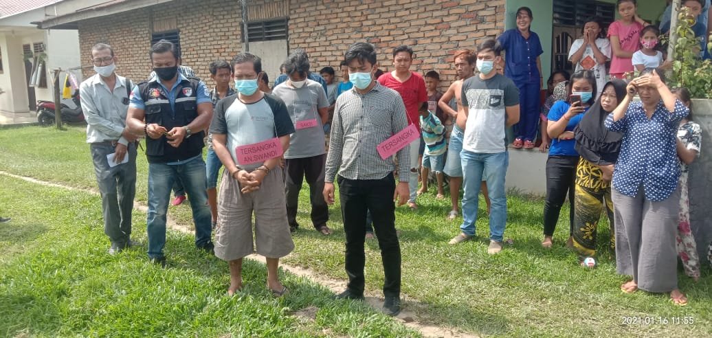 Rekonstruksi Pegawai Kejari Labuhan Batu, Keluarga Korban Kecewa