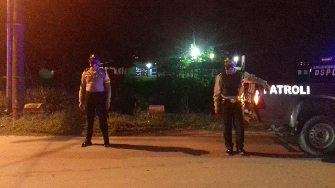 Antisipasi Gangguan Kamtibmas malam hari Polsek Beringin gelar Patroli Blue Light