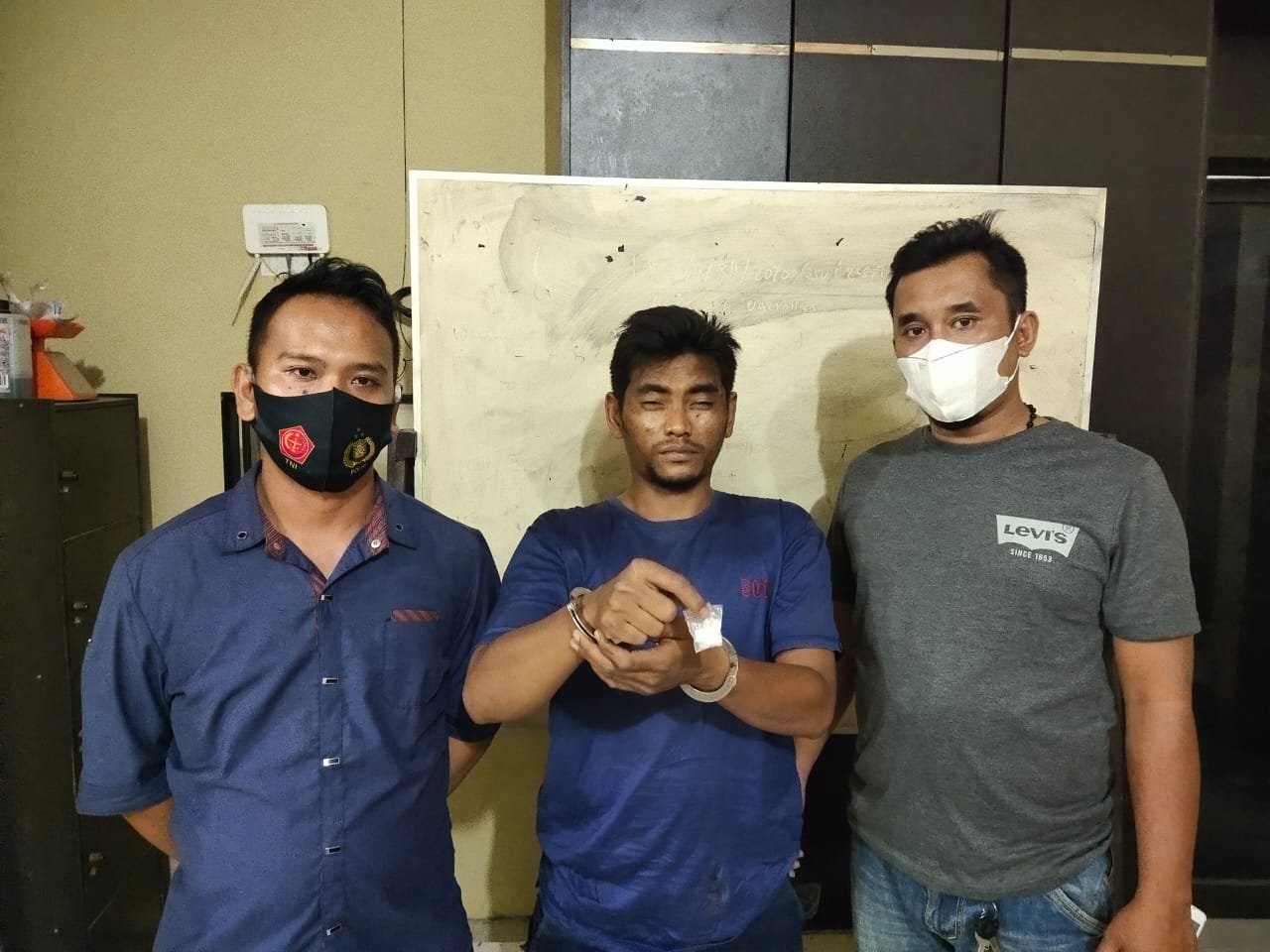 Menyaru Sebagai Pembeli, Sat Res Narkoba Polres Tanjung Balai Ringkus Satpam Berprofesi Penjual Shabu
