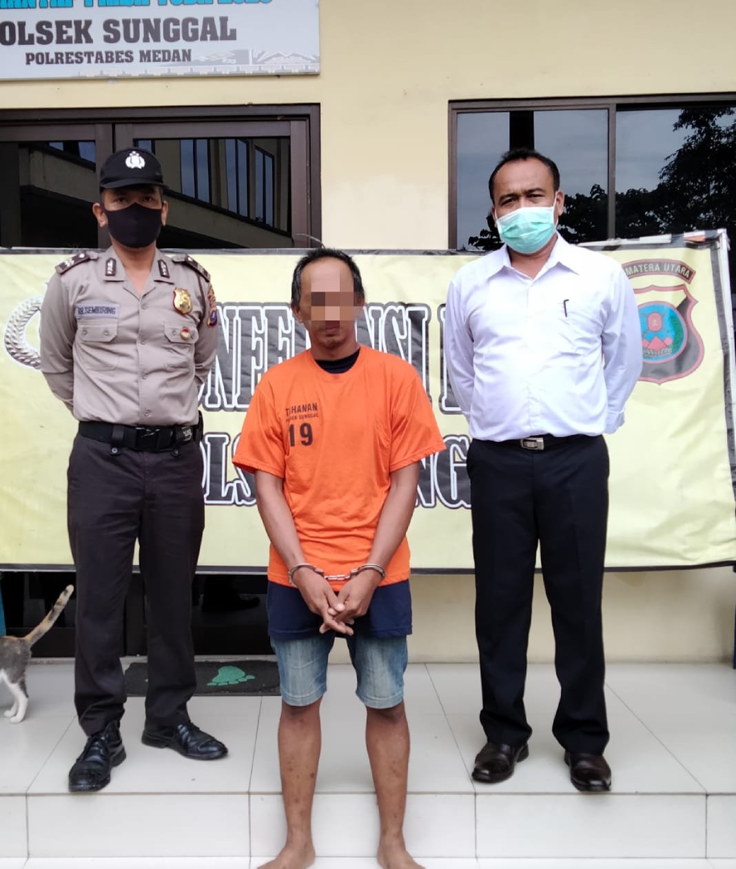 MI Pelaku Penyalah Gunaan Narkotika Diringkus Tekab Polsek Sunggal