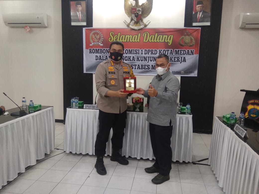 Komisi I DPRD Medan Apresiasi Jajaran Polrestabes Medan