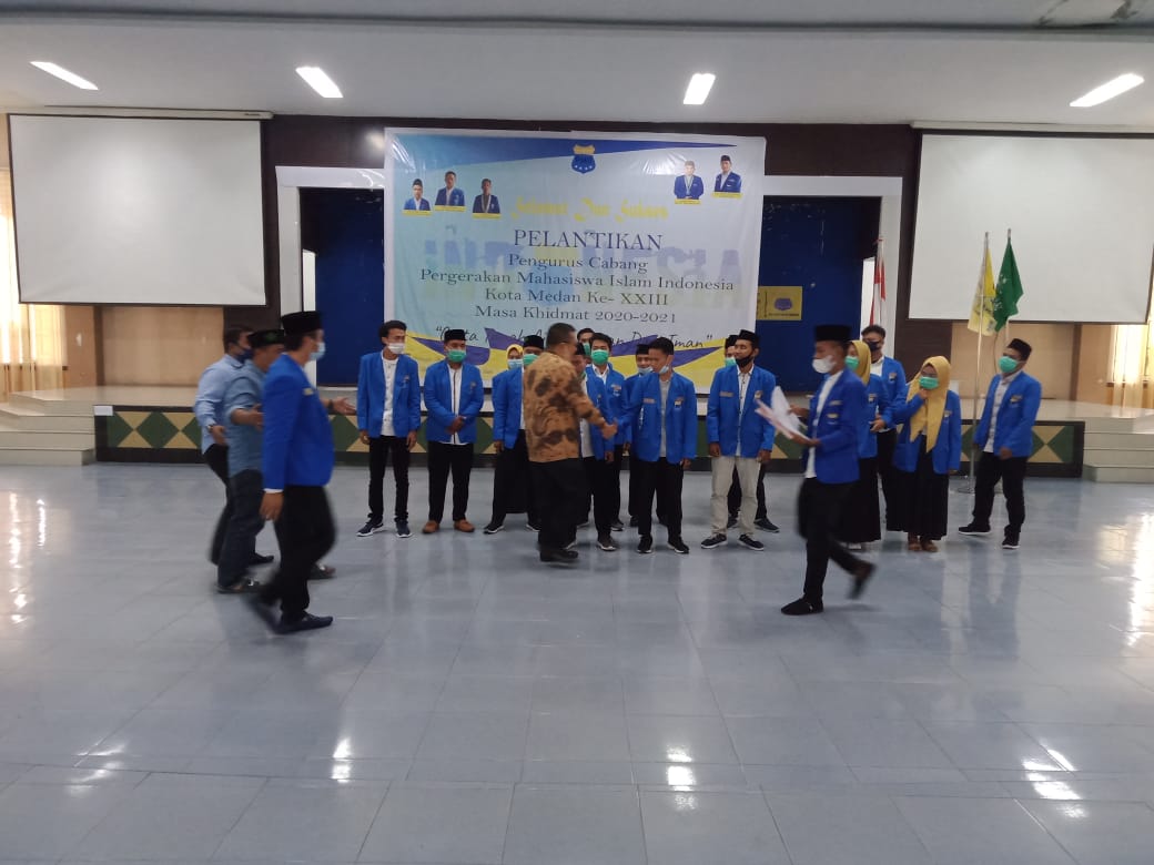 Pengurus PC PMII Medan Dilantik, Rahmat Ritonga : Kader PMII Agar Menjadi Motor Penggerak