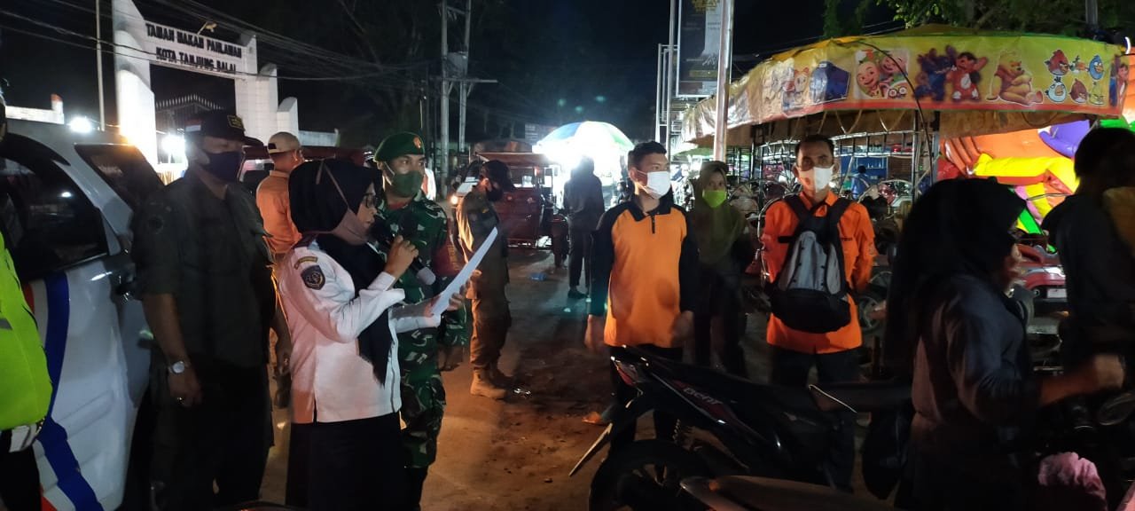 Objek Vital di Kota Tanjung Balai, Taget Razia Gabungan Ops Yustisi Pelanggar Prokes