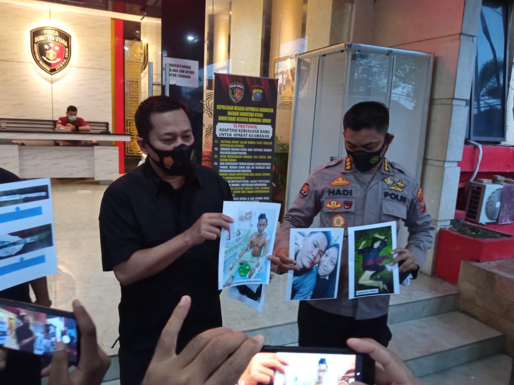 Polda Sumut Paparkan Pembunuhan Seorang Wanita 17 Tahun, Usai Membunuh Sang Pacar, Tersangka Juga Membacok Teman Pria Korban 10 Tusukan