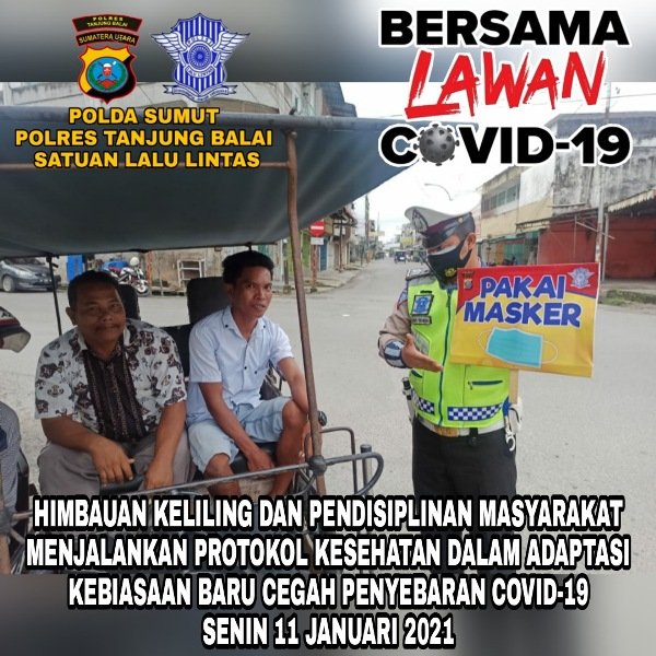 Cegah Penyebarab Covid-19, Ops Yustisi Patroli di Objek Keramaian