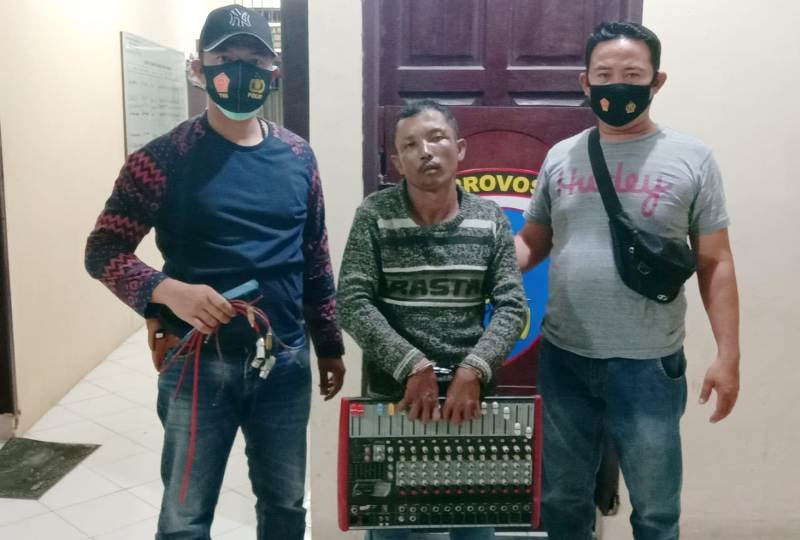 Dalam Waktu 2 Jam, Reskrim Polsek Datuk Bandar Bekuk Pencuri di Lapo Tuak