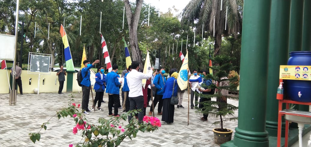 Banyak Desa Tak Transparansi Anggaran, PMII Langkat-Binjai Demo Dinas PMD Langkat