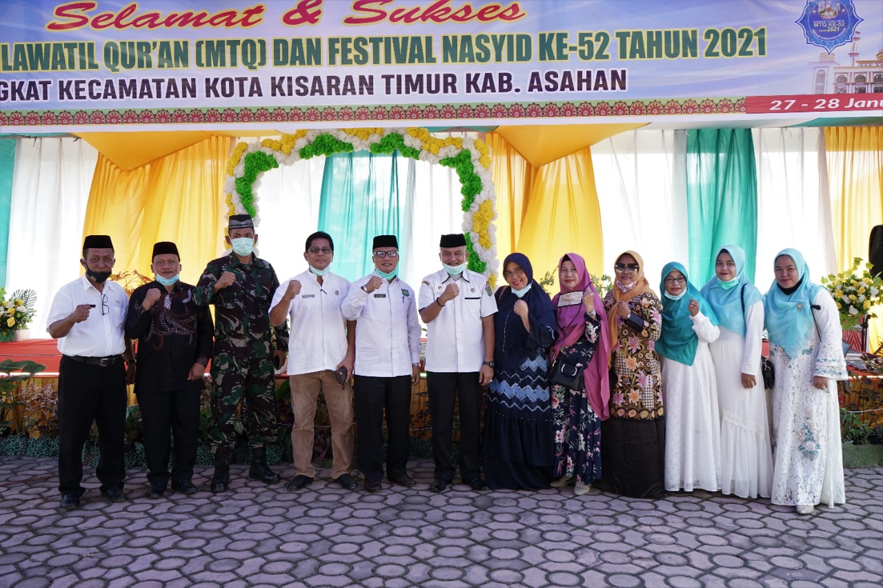 Pembukaan MTQ dan Festival Nasyid ke-52 Tahun 2021 Kota Kisaran Timur