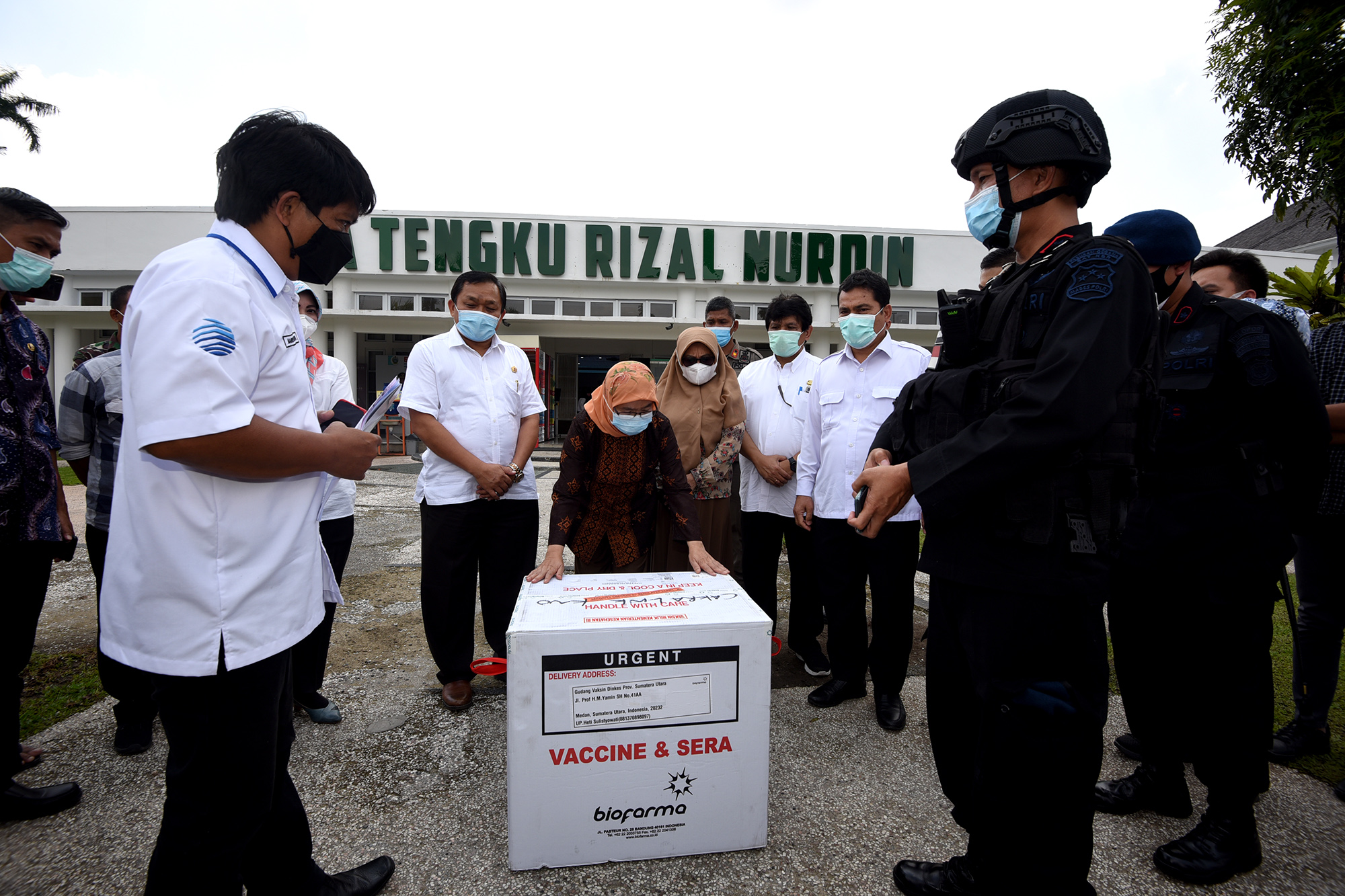 Sabrina Terima 34.840 Vaksin  Tambahan untuk Sumut