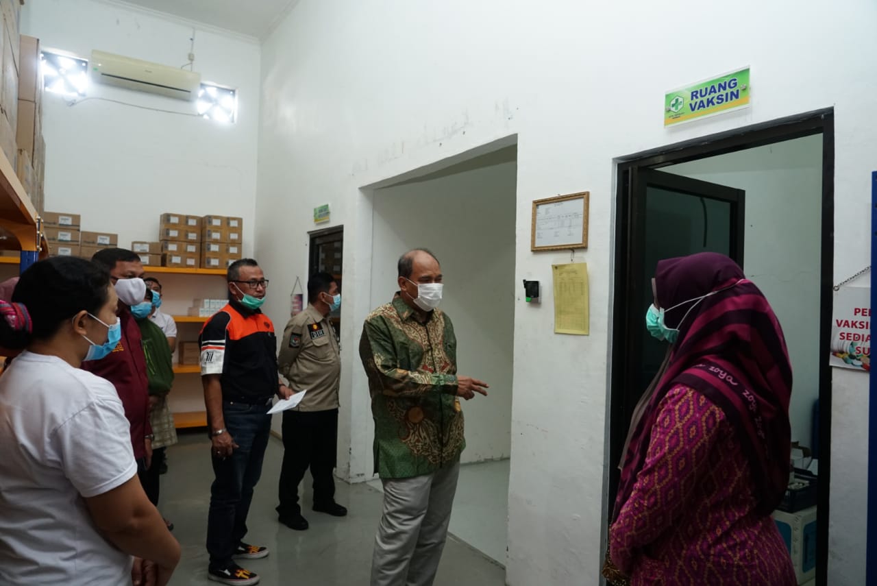 Wali Kota Tinjau Lokasi Penyimpanan Vaksin Covid-19