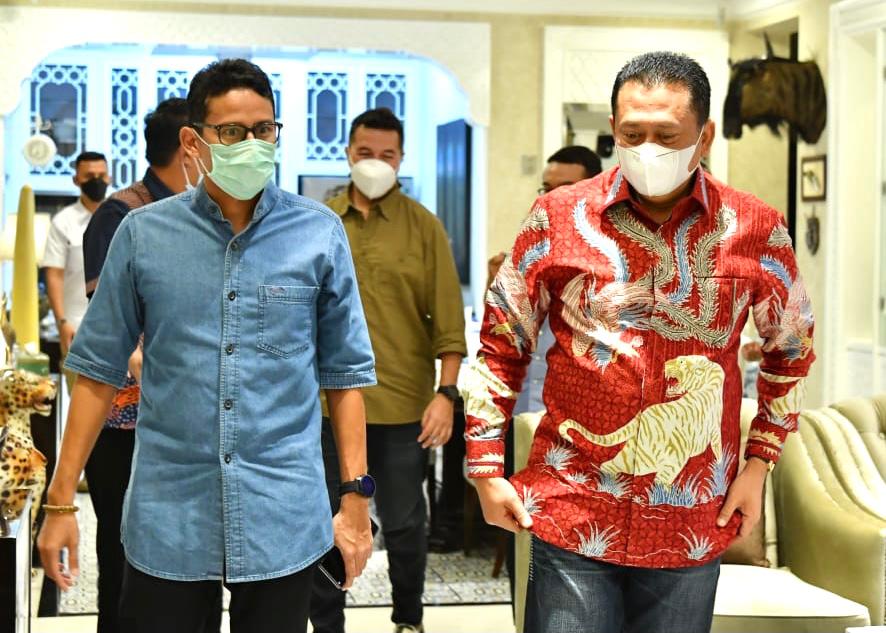 Bertemu Sandiaga, Bamsoet Ajak Kemenparekraf Kembangkan Sport Automotive Tourism Bersama IMI
