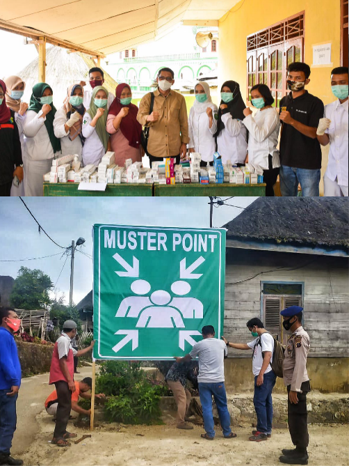 PT SMGP Dirikan Posko Kesehatan dan Pasang Tanda Evakuasi