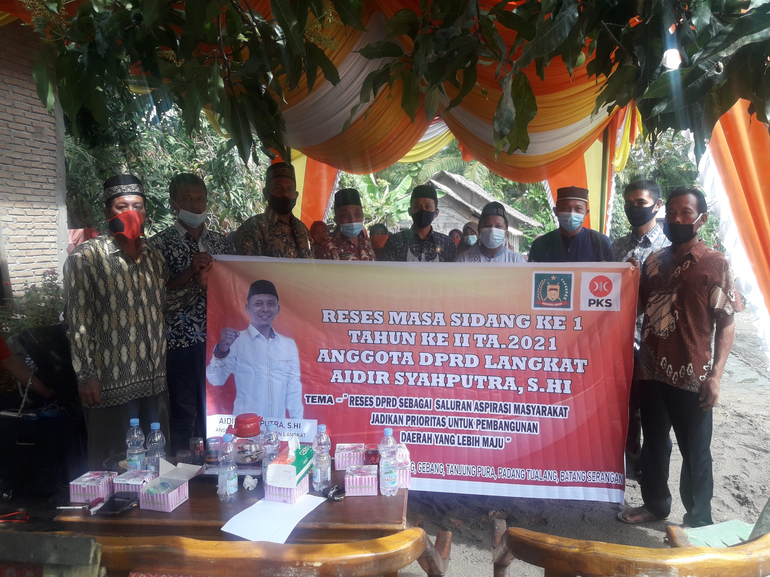 Reses Aidir Syahputra,SHi Anggota DPRD Langkat Tampung Aspirasi MasyarakatÂ 