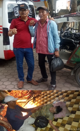 H Ruslan SH Pendiri Pendawa Sumut Berikan Santunan Abang Becak Dan Lansia