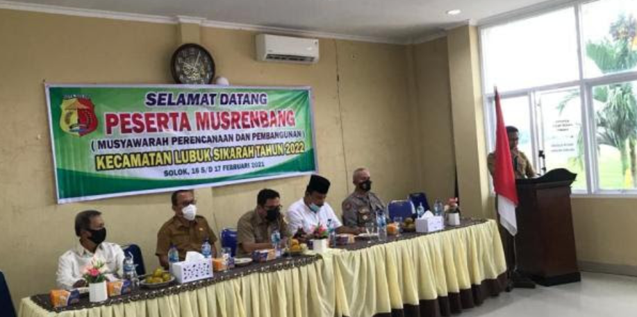 Anggota Dewan Hadiri Pembukaan Musrenbang Kecamatan Lubuk Sikarah