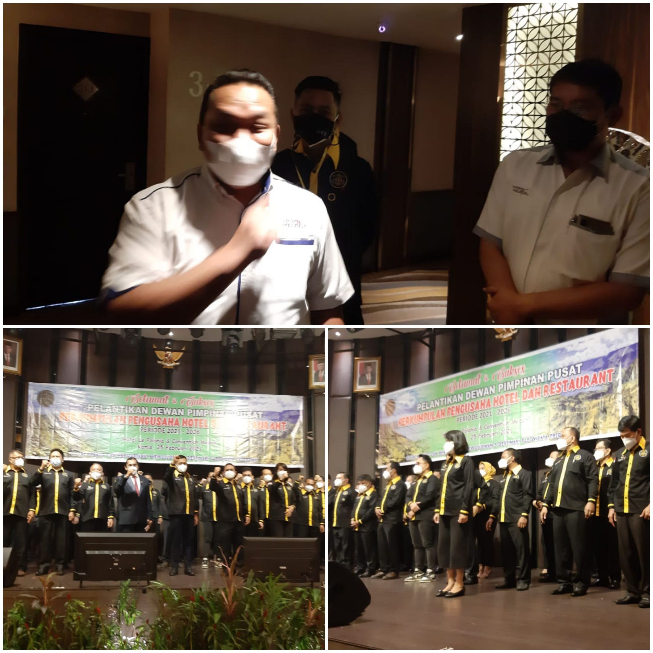 Dewan Pengawas dan Pembina Kukuhkan DPP Perkumpulan Pengusaha Hotel dan Restoran Indonesia ( PPHRI ) Masa Bhakti 2021-2026