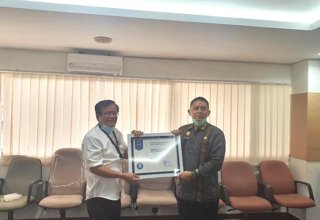 Deliserdang Terima Penghargaan BKN AWARD 2020