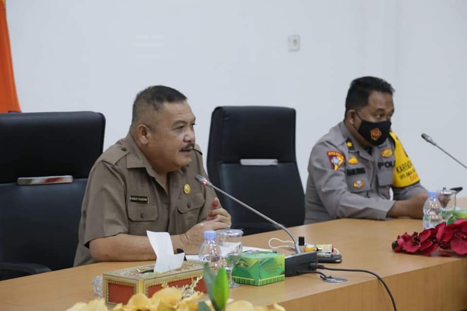 Sekdakab Labuhanbatu Pimpin Rapat Kordinasi Terkait Pelaksanaan Vaksinasi Covid-19