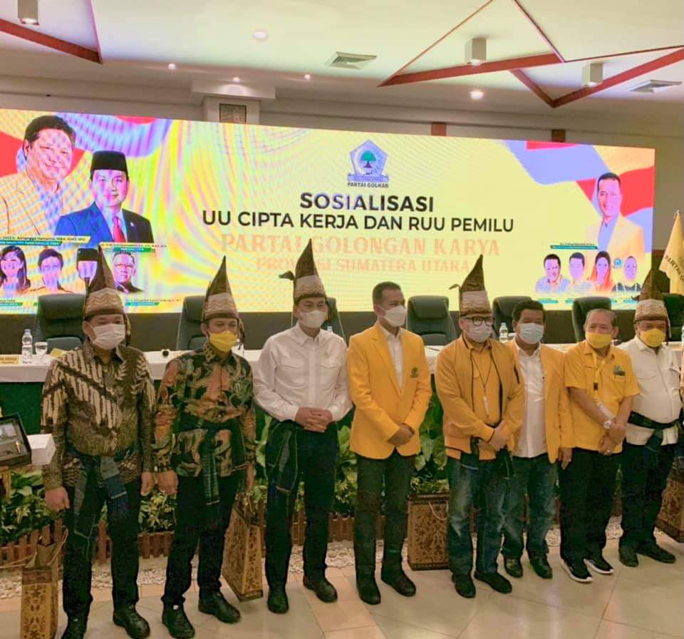 DPP Partai Golkar Sosialisasi Kader Golkar di Daerah tentang RUU Pemilu dan Cipta Kerja
